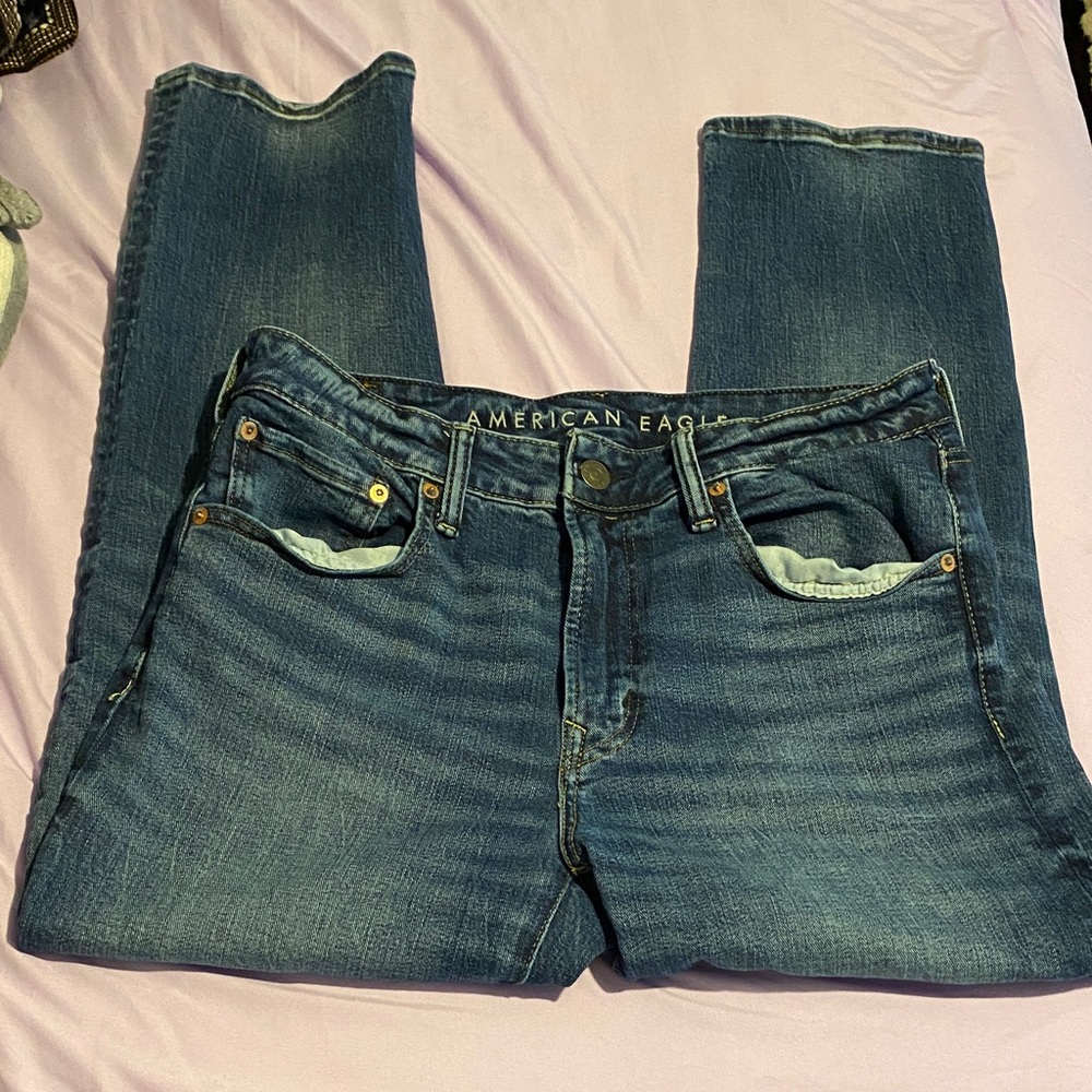 American Eagle Dark Blue Denim Jeans